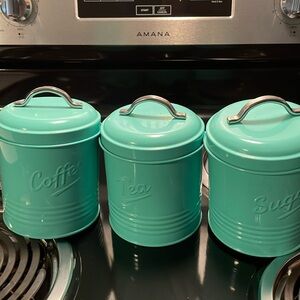 Set of three canisters